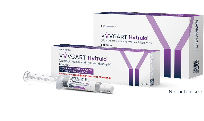 VYVGART Hytrulo® & VYVGART® for generalized myasthenia