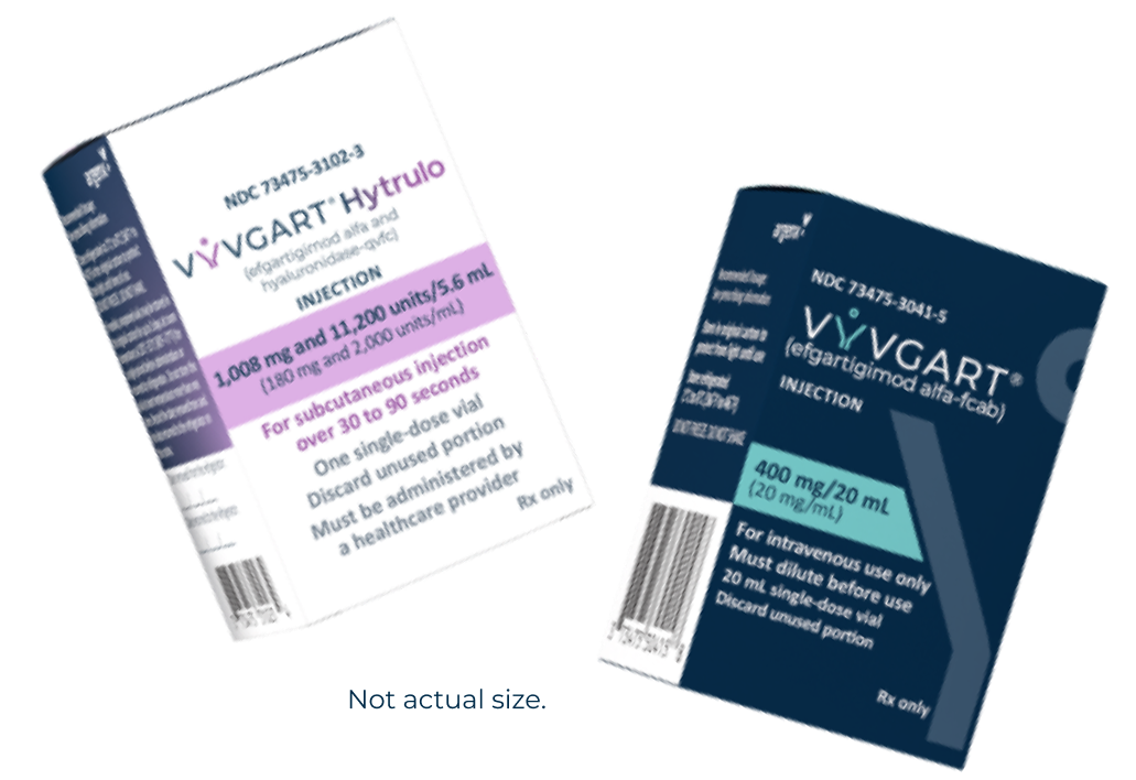 VYVGART and VYVGART Hytrulo packaging