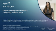 Understanding Individualized Treatment Goals for gMG