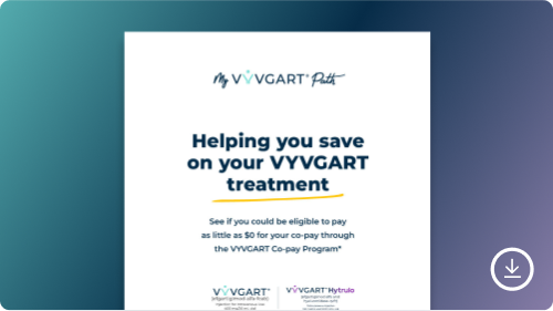 VYVGART Savings Program Patient Brochure