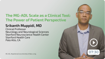 The MG-ADL Scale as a Clinical Tool: The Power of Patient Perspective 