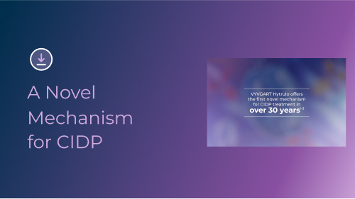 A novel Mechanism for CIDP treatment
