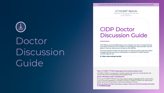 CIDP Doctor discussion Guide